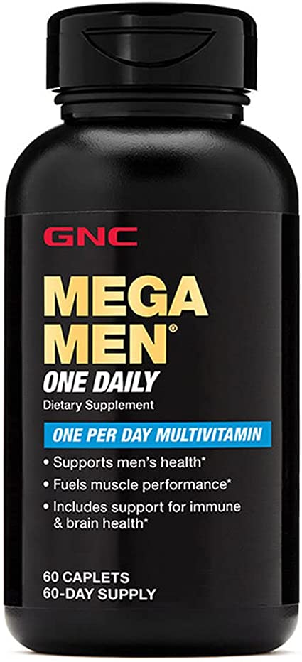 Gnc Mega Men One Daily Multivitamin For Men 60 Count Take One A Day For 19 Vitamins And 1724