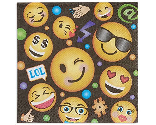 American Greetings Lol Emojis Party Supplies Paper Lunch Napkins 16 Count Panacea Stores